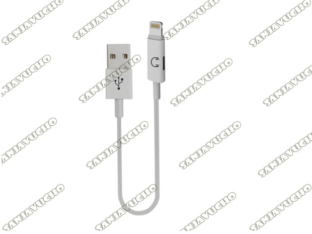 &+ CABLE CARGADOR IPHONE + ENTRADA USB MUSICA X-010